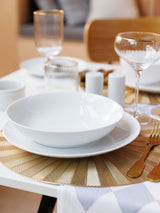Next Mikasa Chalk Set of 4 White Porcelain Pasta Bowls- Buy online at McGrocer
