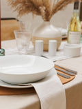 Mikasa set of 4 white porcelain pasta bowls 28cm (British brand)