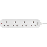 Masterplug 4 socket extension lead 10m, imported from the UK
