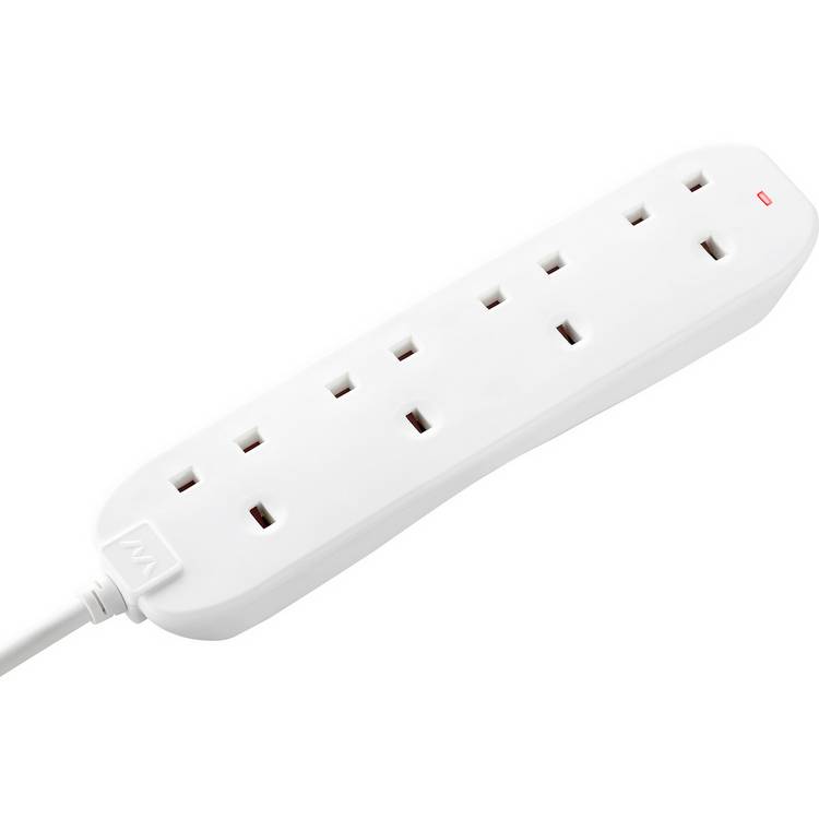 Masterplug 4 socket extension lead 10m, imported from the UK