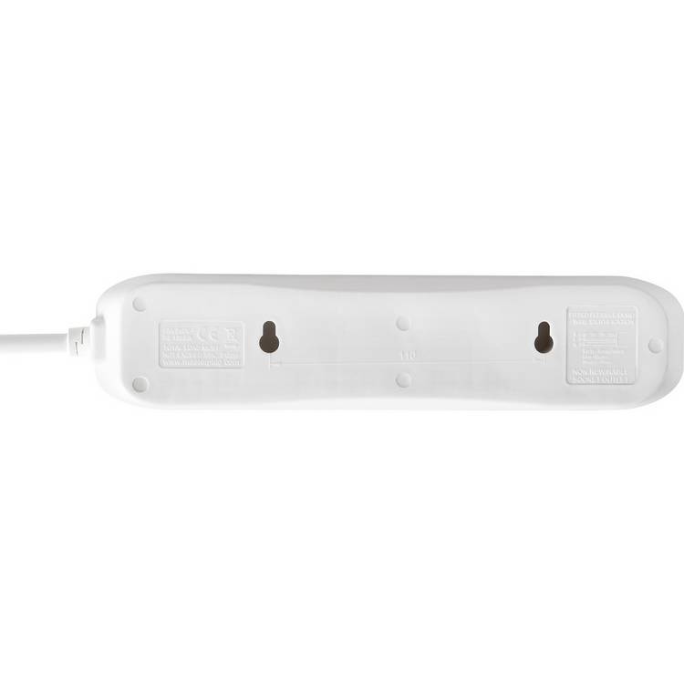 Masterplug 4 socket extension lead 10m, imported from the UK