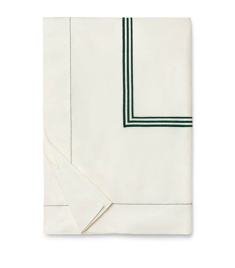 Pratesi Tre Righe King duvet cover Egyptian cotton percale, imported from the UK