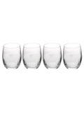 Mikasa Clear Treviso Crystal Stemless Wine Glasses Set of 4, imported from the UK