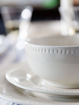 Next Mikasa White Cranborne Ceramic Cereal Bowl Set of 4- Buy online at McGrocer