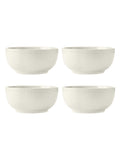 Mikasa white Cranborne ceramic bowl set of 4, imported from the UK