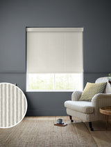 Next Emily Bond Pebble Oscar Stripe Made to Measure Roller Blinds- Buy online at McGrocer