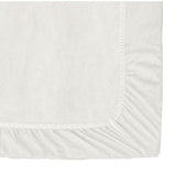 Habitat Cotton Rich 180 TC Cream Fitted Sheet - Superking