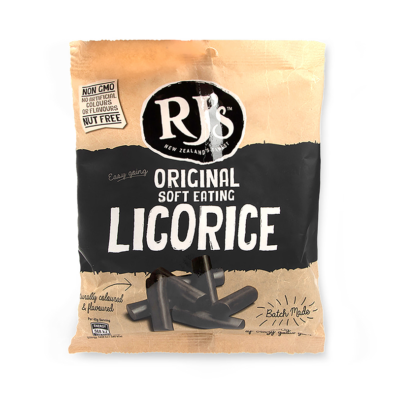 RJs Natural Licorice 300g (British brand)