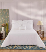 Harrods Yves Delorme Organic Cotton Duo Pierre King Duvet Cover 240cm x 220cm- Buy online at McGrocer