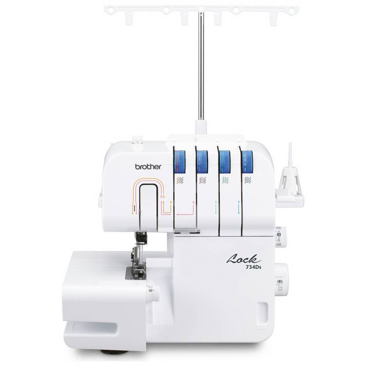 Brother 734Ds overlocker sewing machine with accessories - British product