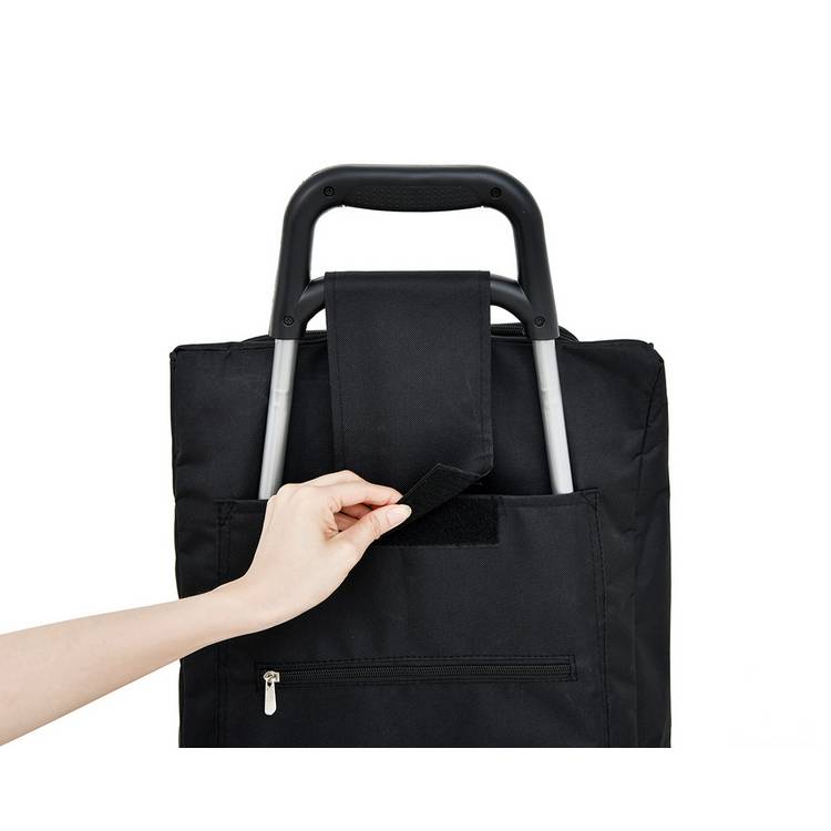 Folding insulated shopping trolley with two wheels, imported from the UK