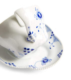 Royal Copenhagen Blue Elements teacup and saucer set, imported from the UK