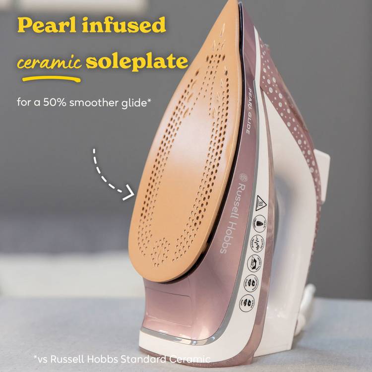 Russell Hobbs Pearl Glide steam iron 2600W, UK version