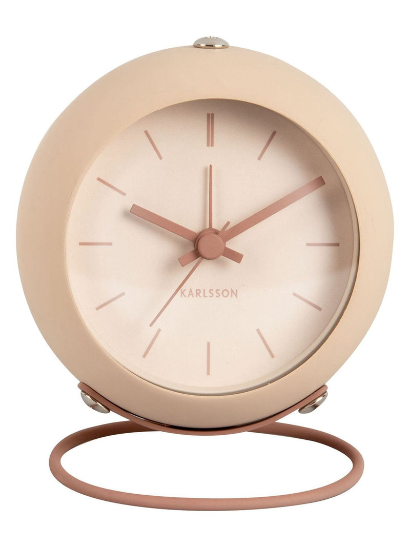 Karlsson brown globe alarm clock 40cm - British product