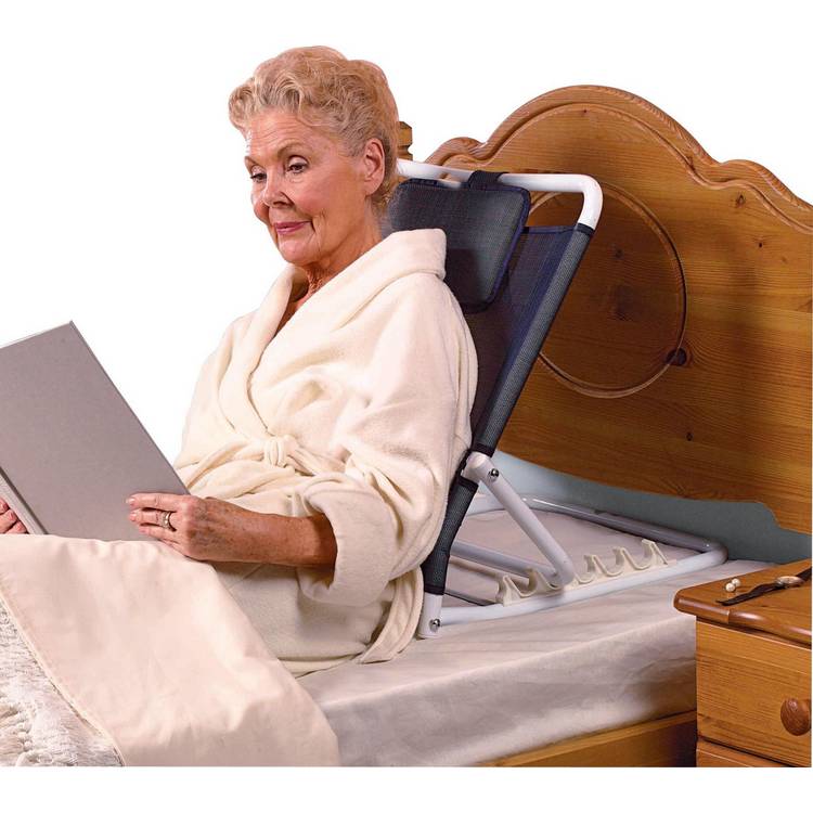 Drive Medical adjustable bed backrest with headrest, UK version