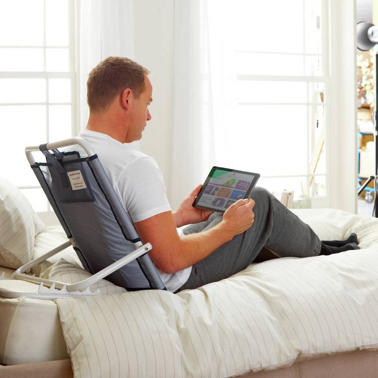 Drive Medical adjustable bed backrest with headrest, UK version