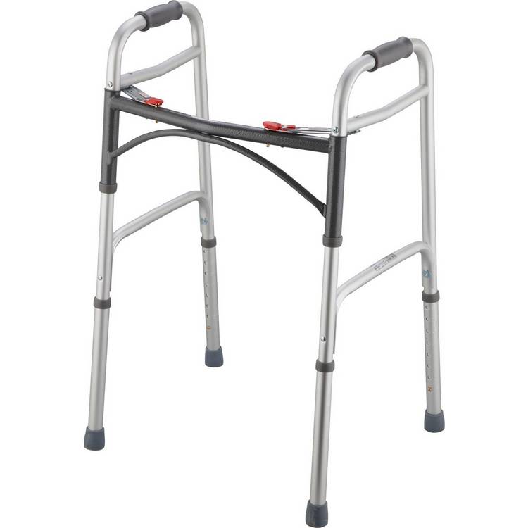 Drive Medical height adjustable folding walking frame - British product