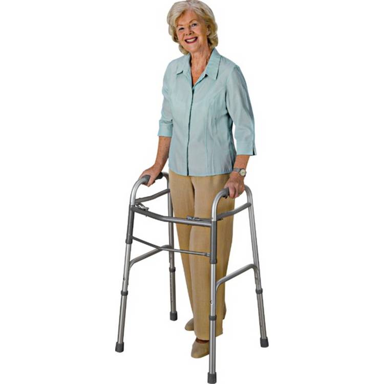 Drive Medical height adjustable folding walking frame - British product