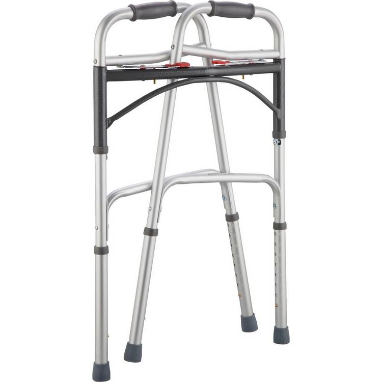 Drive Medical height adjustable folding walking frame - British product
