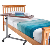 Drive Medical Deluxe overbed table with adjustable height, imported from the UK