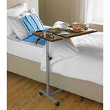 Drive Medical Deluxe overbed table with adjustable height, imported from the UK