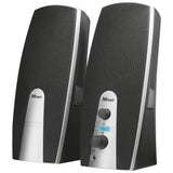 Argos Trust Mila 2.0 PC Speaker Set - Black and Silver- Buy online at McGrocer