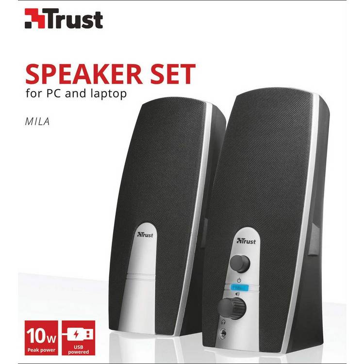 Trust Mila 2.0 PC Speaker Set, imported from the UK