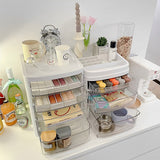 Livingandhome Removable Cosmetic Organizer with Drawers, imported from the UK
