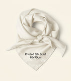 Prada silk twill floral print scarf 100x140cm, imported from the UK