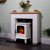 Adam Aviemore electric stove white - British product