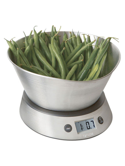 Next Taylor Pro Silver Dual Kitchen Digital Scale 5kg- Buy online at McGrocer