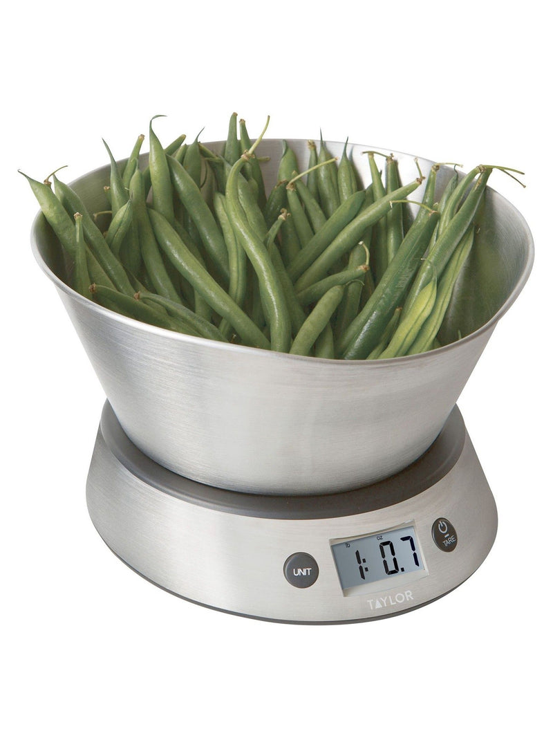 Taylor Pro Silver Dual Kitchen Digital Scale 5kg (British brand)