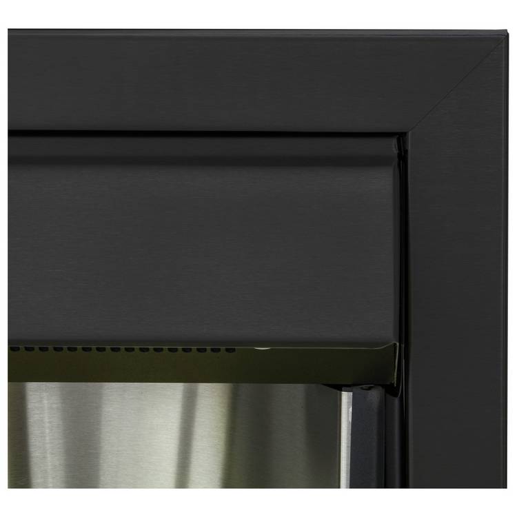 Adam Helios electric inset fire black 2kW (British brand)
