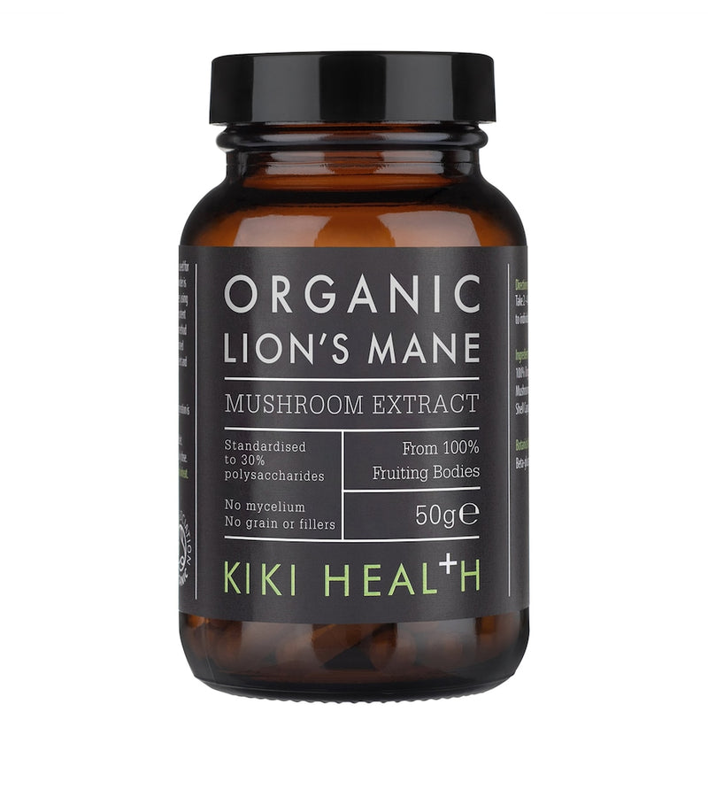 Kiki Health Organic Lion's Mane Extract Powder 50g, UK version