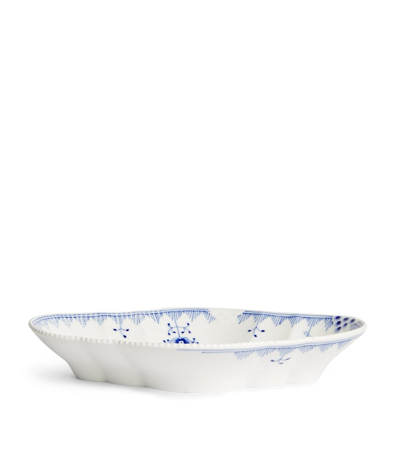 Royal Copenhagen Blue Elements porcelain dish 23cm, imported from the UK