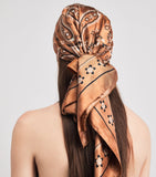 Sandro Paris silk bandana print scarf 80cm - British product