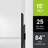 One For All tilt TV wall bracket WM4621 32-84 inch (British brand)