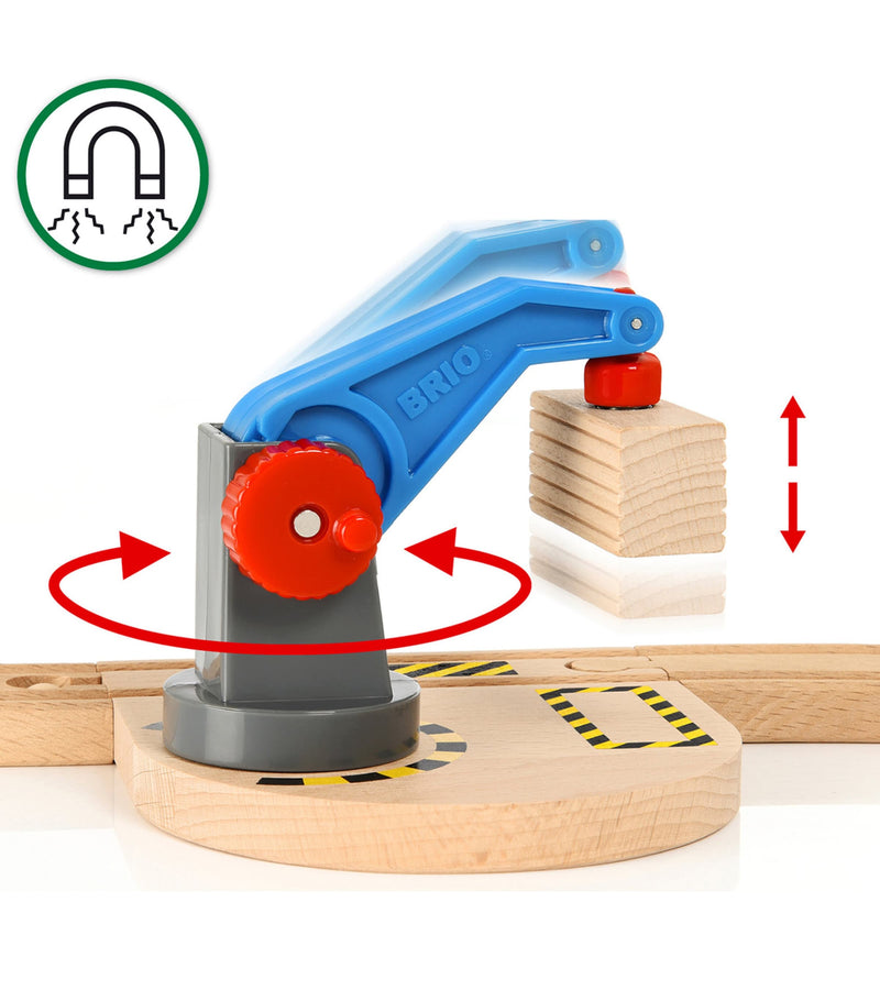 Brio Starter Lift & Load Set wooden railway toy - British product