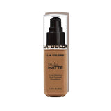 Superdrug L.A. Colors Truly Matte Foundation Deep Tan 40ml- Buy online at McGrocer