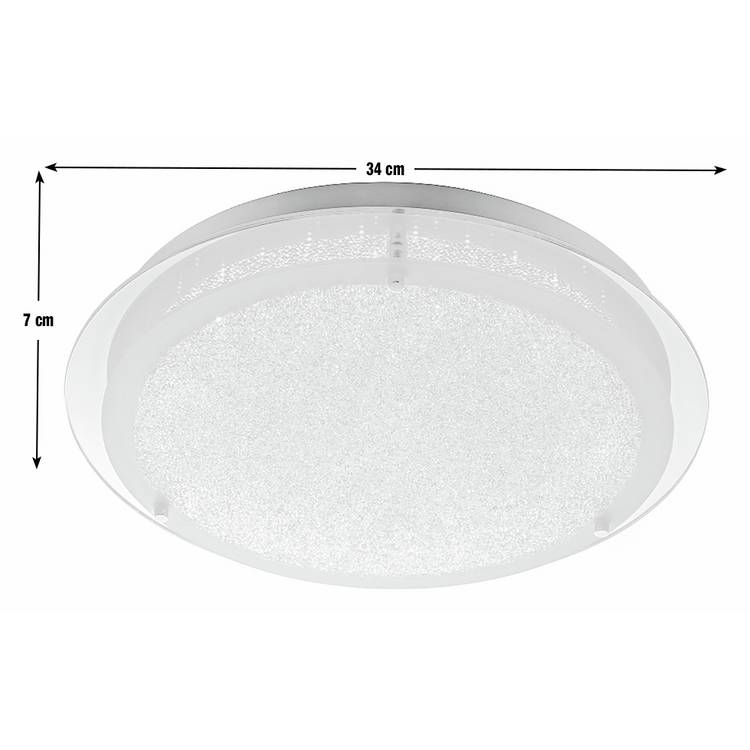Argos Home beaded glass flush ceiling light 34cm - British product