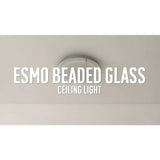 Argos Home beaded glass flush ceiling light 34cm - British product