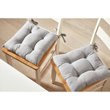 Argos Home grey seat pads 2 pack 40cm - British product