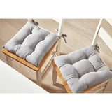 Argos Home grey seat pads 2 pack 40cm - British product