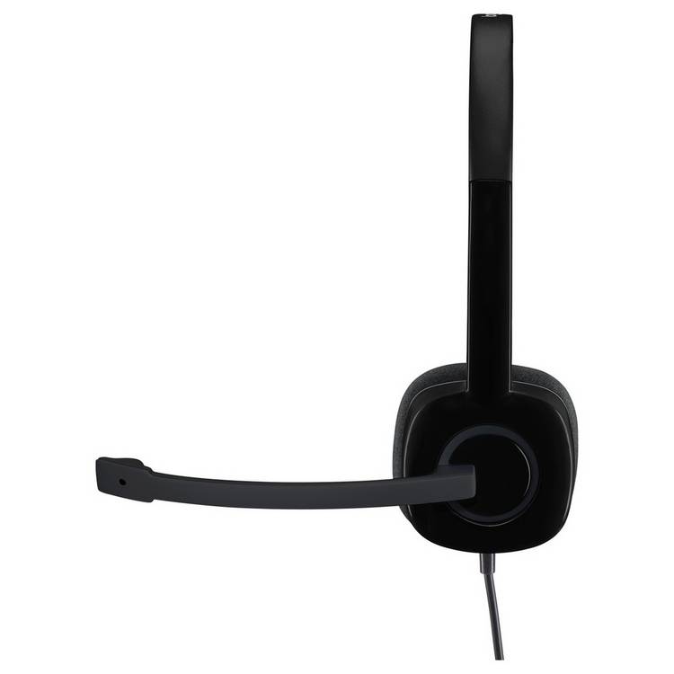 Logitech H151 Stereo PC Headset black (British brand)
