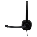 Logitech H151 Stereo PC Headset black (British brand)