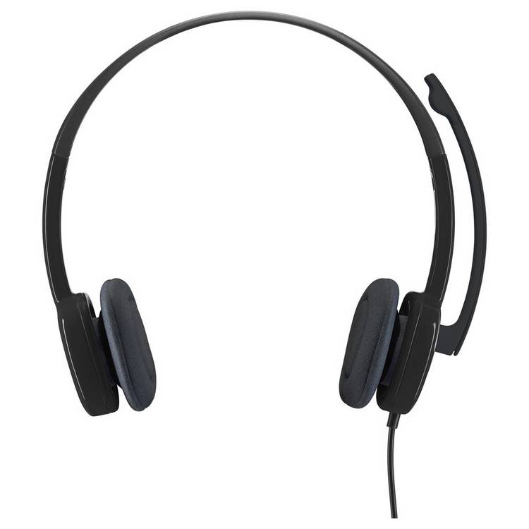 Logitech H151 Stereo PC Headset black (British brand)