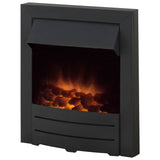 Adam electric inset fire 2kW black (British brand)