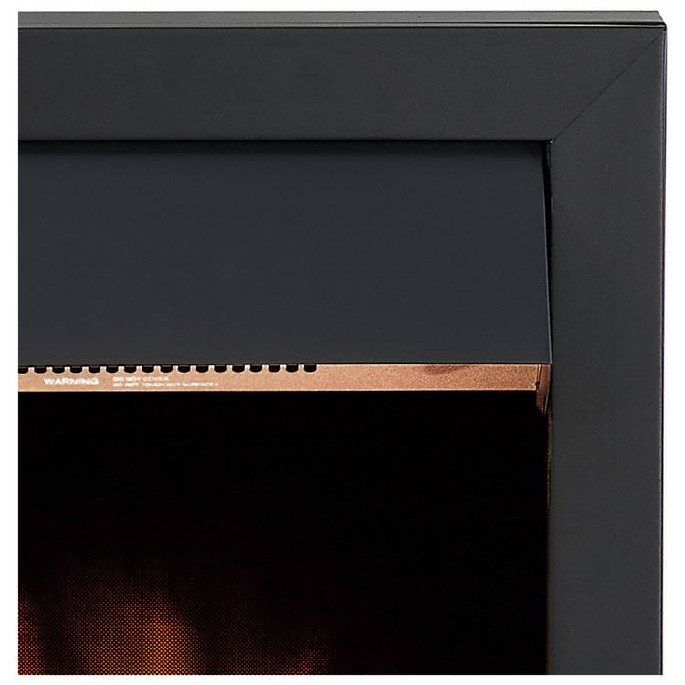 Adam electric inset fire 2kW black (British brand)