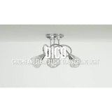 Argos Home ceiling light chrome glass, UK version