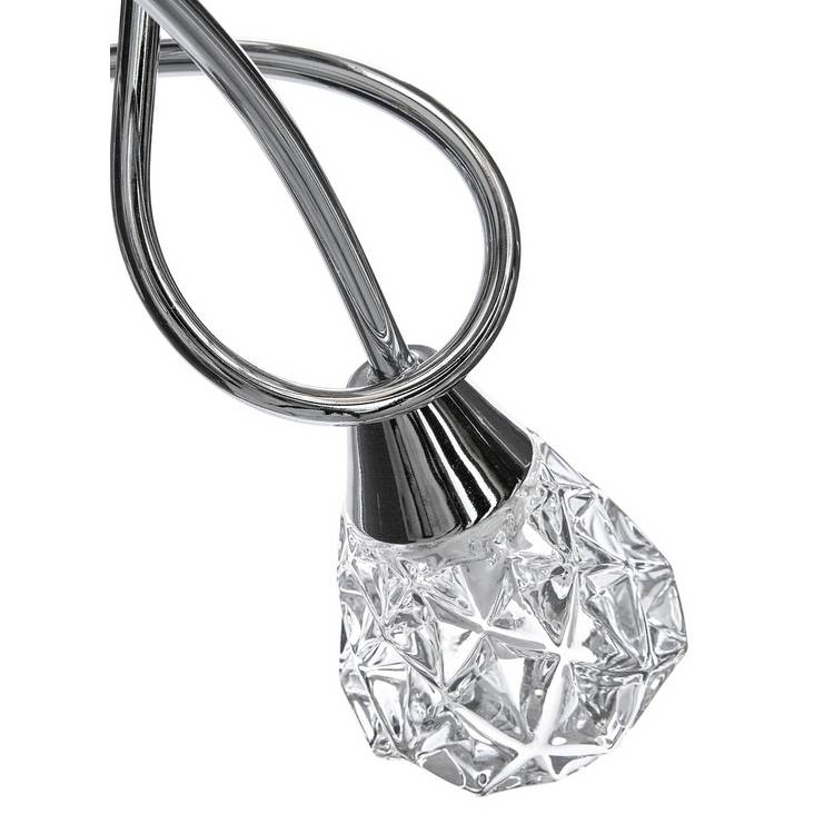 Argos Home ceiling light chrome glass, UK version